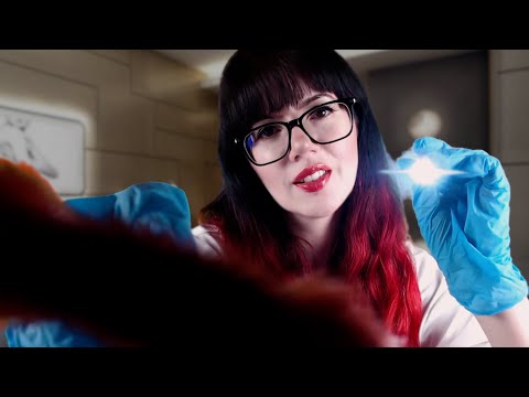 [ASMR] Cranial Nerve Examination 🩺 Ear Cleaning, Exam and Hearing Tests ~ Doctor Roleplay for Sleep