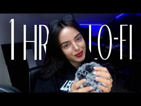 ASMR Lo-fi Triggers & Chatting 🎃 1 Hour Background ASMR for Studying or Gaming (Whispered)