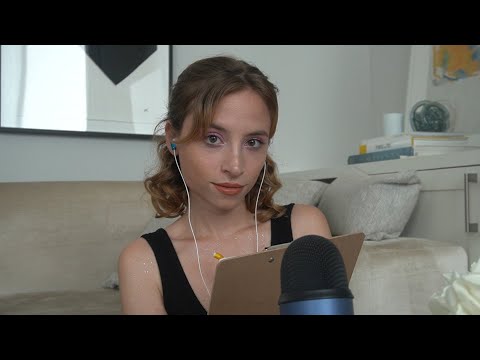 Asking You VERY Personal Questions ASMR (soft spoken! pencil scratching!)