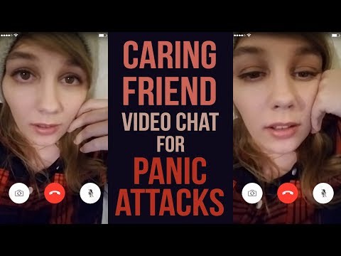 ASMR Caring Friend Video Phone Chat for Panic Attacks (VERTICAL)