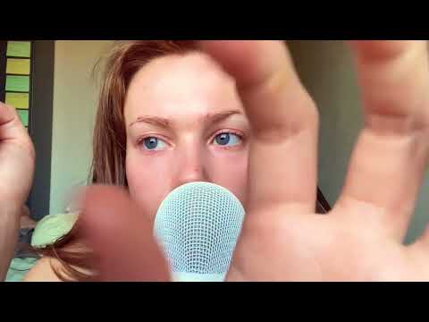 ASMR Fast & Aggressive Mouth Sounds with Hand Movements (100% mic sensitivity)