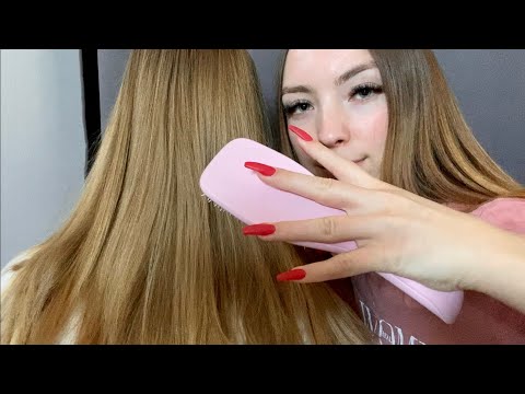 ASMR | REAL PERSON Scalp Massage and hairplay with brushing🌙