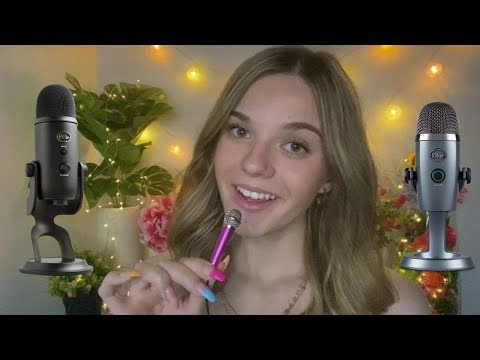 ASMR Mic Test 🎤 Blue Yeti vs. Blue Yeti Nano vs. Mini Mic (ft. tingly triggers)