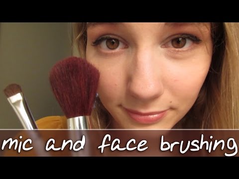 [BINAURAL ASMR] Mic and Face Brushing (personal attention)