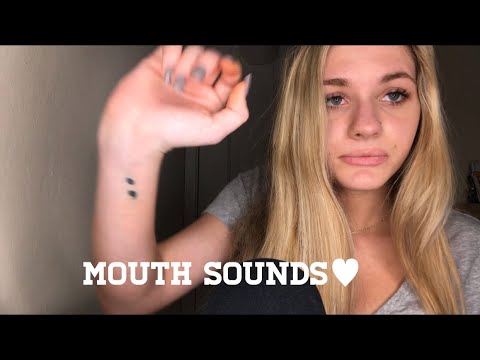 ASMR- EAR TO EAR- assorted mouth sounds (no talking)- slow/ fast/ hand movements