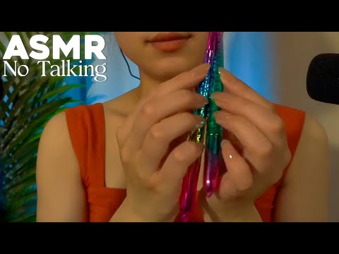 Relax with ASMR Pen Chewing and Scratching (No Talking)