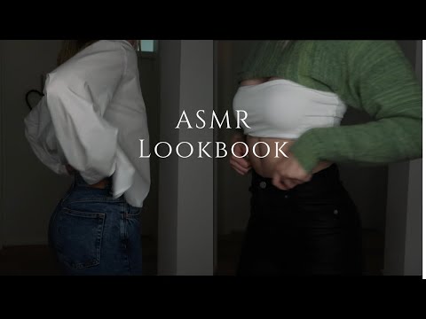 ASMR spring lookbook🌼 | fabric sounds