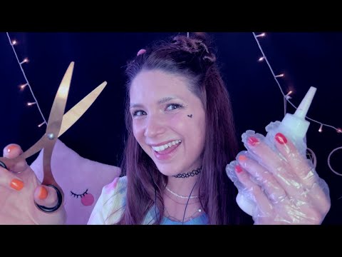 ASMR 1st Class Color & Care Hair Salon with CraziMi (Layered Sounds, Personal Attention, German RP)