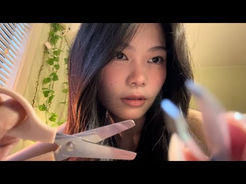 ASMR Cleansing your Negative Energy🧼Scissors Sounds✂️Hand Movements, Whispers👄💤
