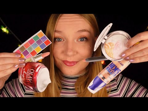 ASMR Doing Your Makeup with Paper Products (Whispered, Layered Sounds)