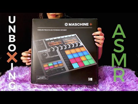 ASMR | Unboxing ASMR | Maschine+ Unboxing | Rubbing, Tapping, Clicking, Crinkling (No Talking)