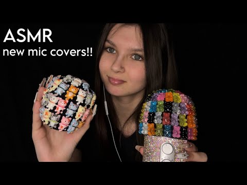 ASMR With New Mic Covers 🧸