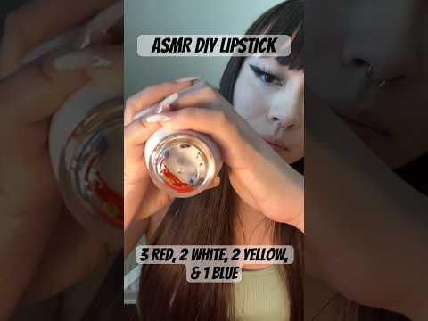 ASMR What Color Will It Make? DIY Lipstick #asmr #makeup #relax #tingles #whispering