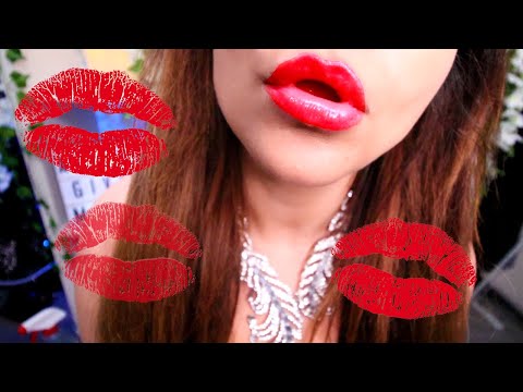 ASMR KISSES for Sleep 💋 Lens Kissing Sounds 💋 I Love You 😘