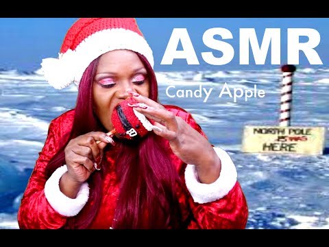 Rock ASMR Candy Caramel Apple |  AUTONOMOUS EATING SOUNDS