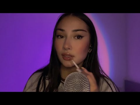 ASMR the only lipgloss video you’ll ever need ❤️ mouth sounds