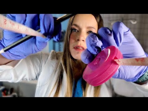 ASMR Hospital Closely Examining, Measuring and Sketching You | Inaudible & Soft Speaking
