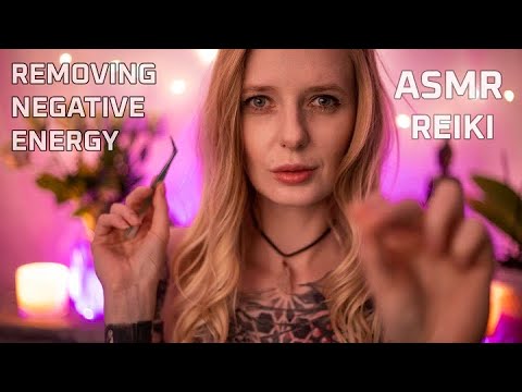 ASMR REIKI, Up Close Energy Healing, Relax (Personal Attention, Face Touch, Plucking, Sleep Tingles)