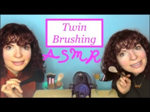 ASMR Twin Brushing for Sleep (Face and Mic Brushing)