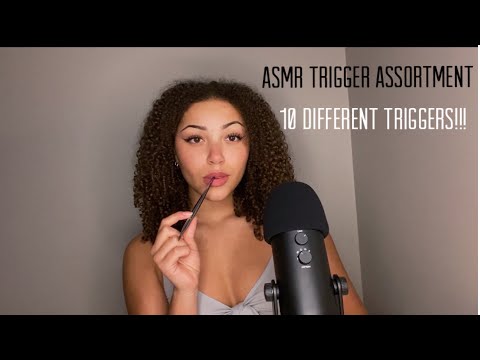 ASMR - Trigger Assortment -10 TINGLY Triggers for 10k!! 💗