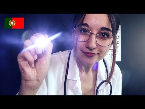 [ASMR em Português] Exame dos Nervos Cranianos | Roleplay Medico com a Dr. Maya