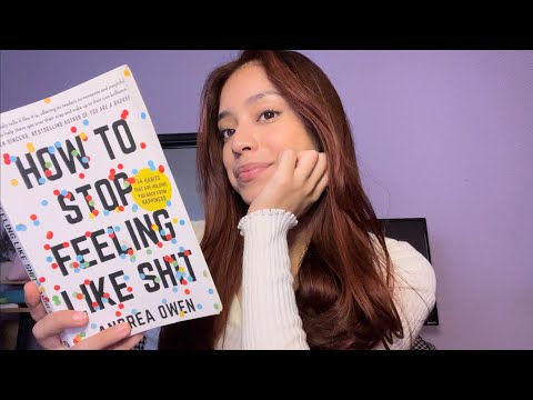asmr reading you a book to help you sleep💗 cozy whispers 🌙 (numbing mechanisms)