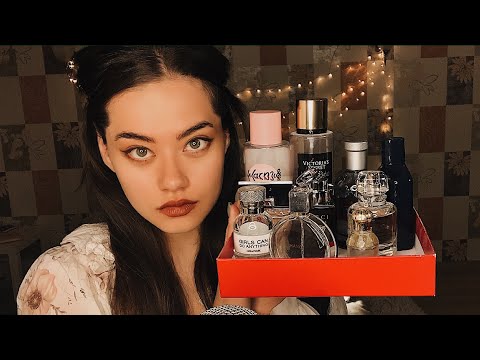 Perfumes Collection| Relaxing Glass Sounds|Bottles| Spray Triggers| ASMR