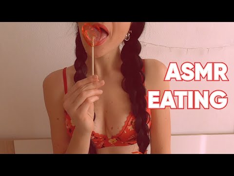 ASMR SWEETS EATING LOLLIPOP - ASMR SWEETLADY