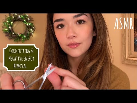 [ASMR] Cord Cutting & Negative Energy Removal