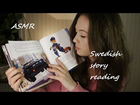 ASMR Swedish whispering, reading a story for you