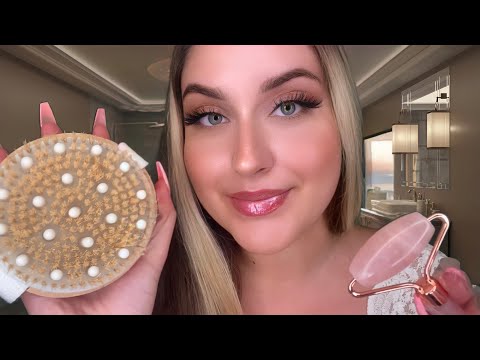 ASMR Dreamy Spa Treatment | Massage & Facial with Layered Sounds [Personal Attention Roleplay] 🥒