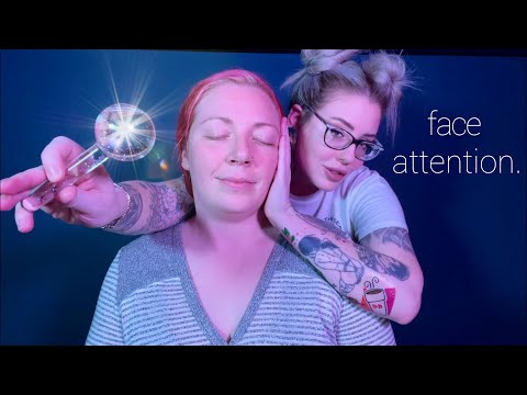 ASMR Face Attention Session | Ice Globes, Massage, Touch
