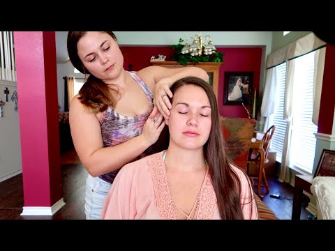 ASMR | Light Touch Massage | Face Touching, Shoulder Massage, Scalp Massage