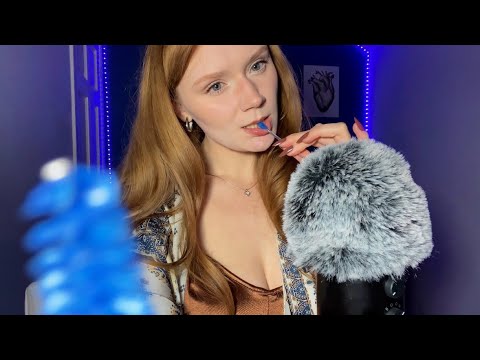 SPOOLIE nibbling ASMR😴 face touching💕fluffy mic🐰MEGAspoolie 🤤