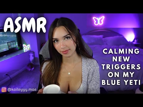 ASMR ♡ Calming New Triggers on my Blue Yeti (Twitch VOD)
