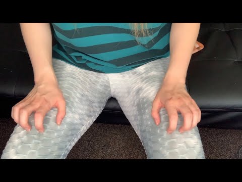 Slow Textured Leggings Scratching ASMR (No Talking 🤐)