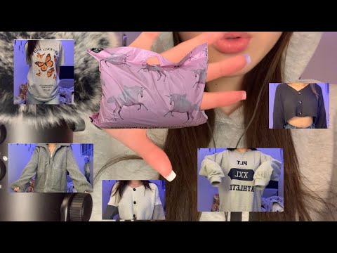 ASMR PRETTY LITTLE THING TRY-ON HAUL