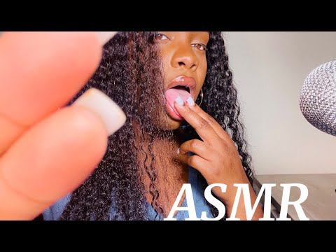 ASMR FAST AND AGGRESSIVE SPIT PAINTING & MOUTH SOUNDS
