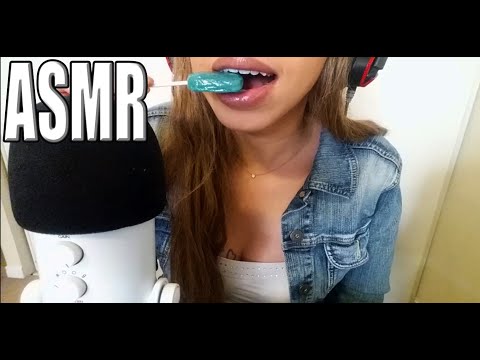 {ASMR} lollipop | licking | teeth clicking | sucking sounds