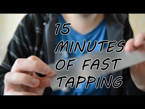 ASMR Tapping Session Part 1 (Fast Tapping and Whispering)