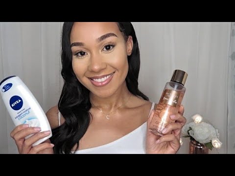 ASMR  My Skincare & Hygiene Routine| Soft Whispers, Tapping, Lid Sounds Etc.