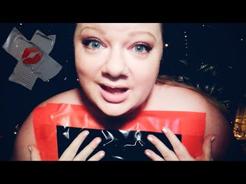 ASMR Duct Tape Part 3| Framing Myself In Duct Tape (Whispering)
