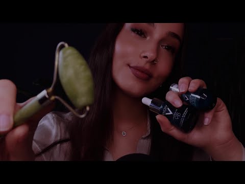 doing your skincare ASMR 💤 gentle, whispering, layered sounds for sleep