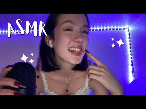 ASMR - body triggers, mouth sounds, fabric scratching, and nail tapping 🫰