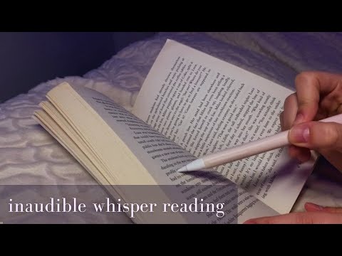 ASMR Inaudible Whisper Reading & Tracing with Apple Pencil ✏️💗✨