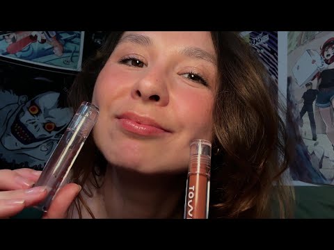 asmr girl who is secretly obsessed? with you does your makeup