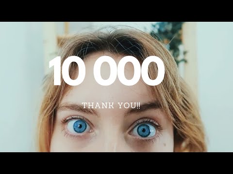 (ASMR) Countdown from 100! 🐻 (10 000 subs!) - Deep Mic Scratching!