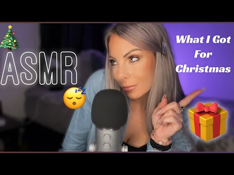 ASMR • What I Got For Christmas 🎄 • Whispering & Tapping Sounds