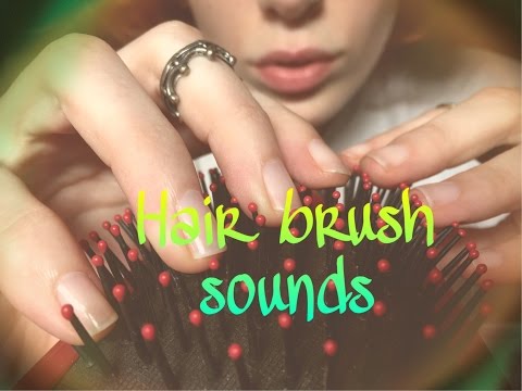 ASMR ❤ Simple Sounds, Scratching 'n Tapping HAIR BRUSH 🎧