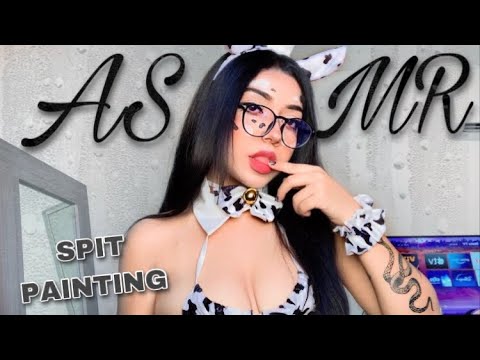 ASMR 💤 SPIT PAINTING - 99.999% of You will SLEEP. 😴